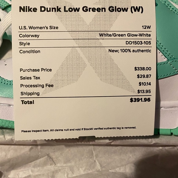 Dunk Low Green Glow - Picture 2 of 2